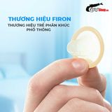 Bao cao su Firon Neo 49 Size 49mm, siêu mỏng, kéo dài thời gian Hộp 10 cái