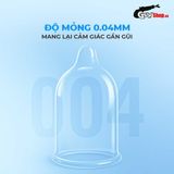 Bao cao su Firon Neo 49 Size 49mm, siêu mỏng, kéo dài thời gian Hộp 10 cái