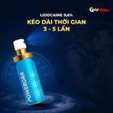 Chai xịt kéo dài thời gian nam lâu ra Powergra Delay Spray Menthol Chai 13ml