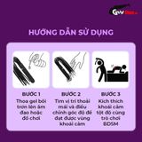 Máy massage kết hợp roi da tiện dụng BDSM Shelly Play Vibelash cao cấp