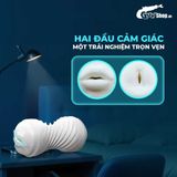 Âm đạo giả 2 đầu bờ môi và âm đạo Shelly Play Flicka cao cấp