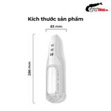 Âm đạo giả đa năng rung silicon trong suốt Shelly Play Beastcup