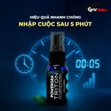 Chai xịt kéo dài thời gian nam cao cấp Powergra Triton Chai 30ml chính hãng