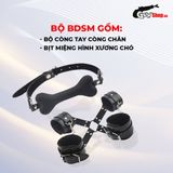 Bộ dụng cụ BDSM Chisa Behave! Luxury Fetish Fully Restrain You Lover Set 382369