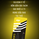 (Có Video) Bao cao su Yeain BumbleBee dài 16cm tai thỏ thân gai có rung ở đầu dùng pin