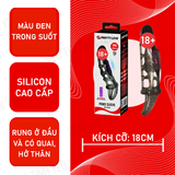 (Có Video) Bao cao su Pretty Love Harrison dài 18cm có quai đeo rung ở thân dùng pin