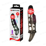 (Có Video) Bao cao su Pretty Love Harrison dài 18cm có quai đeo rung ở thân dùng pin