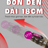 (Có Video) Bao cao su Pretty Love Harrison dài 18cm có quai đeo rung ở thân dùng pin