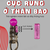 (Có Video) Bao cao su Pretty Love Harrison dài 18cm có quai đeo rung ở thân dùng pin