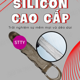 (Có Video) Bao cao su Pretty Love Carson dài 17.5cm màu đen có quai đeo rung ở đầu dùng pin