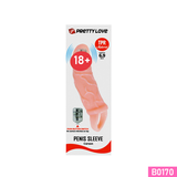 (Có Video) Bao cao su Pretty Love Carson dài 17.5cm có quai đeo và rung ở đầu dùng pin