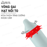 Bao cao su OLO Rồng Lân vòng gai hạt to có bi mềm 1.5cm hộp 1 cái 382472