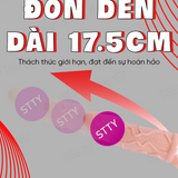 (Có Video) Bao cao su Pretty Love Carson dài 17.5cm có quai đeo và rung ở đầu dùng pin