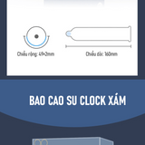 Bao cao su OLO Performa Đồng Hồ Xanh kéo dài thời gian hương vani Hộp 10 cái 382484