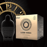 Bao cao su OLO Neo Physical Delay Sleeve mình gai hạt nổi nhỏ kéo dài thời gian Hộp 10 cái 382502