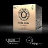 Bao cao su OLO Neo Physical Delay Sleeve mình gai hạt nổi nhỏ kéo dài thời gian Hộp 10 cái 382502