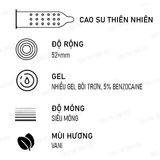 Bao Cao Su OLO Long Love Dots siêu mỏng mình gai hạt nổi nhỏ kéo dài thời gian Hộp 10 cái 382504