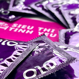 Bao Cao Su OLO Long Love Dots siêu mỏng mình gai hạt nổi nhỏ kéo dài thời gian Hộp 10 cái 382504