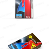 Bao cao su Meleon Supermen nhiều gel  bó sát Hộp 10 cái
