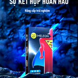 Bao cao su Meleon Supermen nhiều gel  bó sát Hộp 10 cái