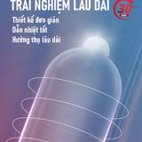 Bao cao su Meleon Purelong Mars 30 Min kéo dài thời gian thân gai hạt nổi nhỏ Hộp 12 cái 382548