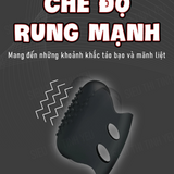 (Có video)Bao cao su ngón tay Pretty Love Steward rung mạnh chống nước dùng pin 