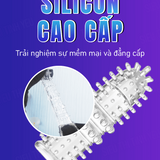 (Có Video)Bao cao su ngón tay Aichao A-Spot 4 có gai lớn toàn thân kèm hạt nổi