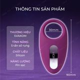 (Có Video) Vòng đeo Svakom Winni kéo dài thời gian rung 26 chế độ pin sạc