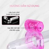 (Có Video) Vòng đeo Love kéo dài thời gian rung đa chế độ dùng pin