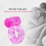 (Có Video) Vòng đeo Love kéo dài thời gian rung đa chế độ dùng pin