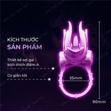 (Có Video) Vòng đeo Durex Vibrating Ring kéo dài thời gian có rung đa chế độ dùng pin