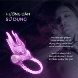 (Có Video) Vòng đeo Durex Vibrating Ring kéo dài thời gian có rung đa chế độ dùng pin