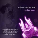 (Có Video) Vòng đeo Durex Vibrating Ring kéo dài thời gian có rung đa chế độ dùng pin