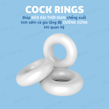 (Có Video) Vòng đeo Cock Rings kéo dài thời gian, gia tăng khoái cảm