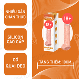 (Có Video) Bao cao su Aichao dài thêm 10cm có rung ở đầu dùng pin