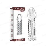 (Có Video) Bao cao su Aichao dài 15cm đầu gai thân xoắn ốc