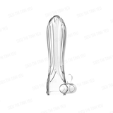 (Có Video) Bao cao su Aichao dài 13cm gân sọc có rung ở gốc dùng pin