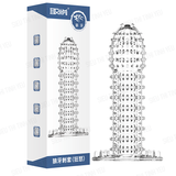 (Có Video) Bao cao su Aichao dài 12.5cm toàn thân gai