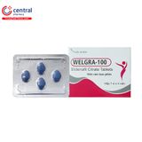 Viên uống hỗ trợ cương lâu ra và sinh lực nam Welgra 100mg