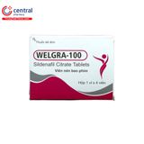 Viên uống hỗ trợ cương lâu ra và sinh lực nam Welgra 100mg