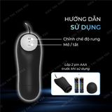 (Có Video)Trứng rung Pretty Love Special Anal Stimulation 12 chế độ rung dùng pin