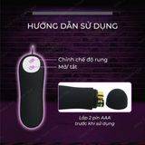 (Có Video) Trứng rung Pretty Love 12 chế độ rung điều khiển từ xa dùng pin