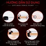 (Có Video) Máy tập tăng kích thước làm đẹp dương vật Optimax bơm tay