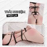 Đồ chơi BDSM trói tay dây da 383978