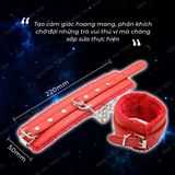 Còng tay chất liệu da cao cấp BDSM Red