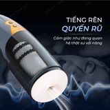 (Có Video) Âm đạo giả tự động Mr.B B3 5 chế độ rung có âm thanh gai mềm dùng pin sạc