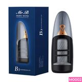 (Có Video) Âm đạo giả tự động Mr.B B3 5 chế độ rung có âm thanh gai mềm dùng pin sạc
