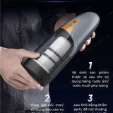 (Có Video) Âm đạo giả tự động Mr.B B3 5 chế độ rung có âm thanh gai mềm dùng pin sạc