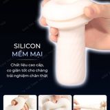 (Có Video) Âm đạo giả tự động Mr.B B3 5 chế độ rung có âm thanh gai mềm dùng pin sạc