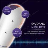 (Có Video) Âm đạo giả Leten Thrusting Masturbation 7 chế độ rung tỏa nhiệt làm ấm có tiếng rên pin sạc